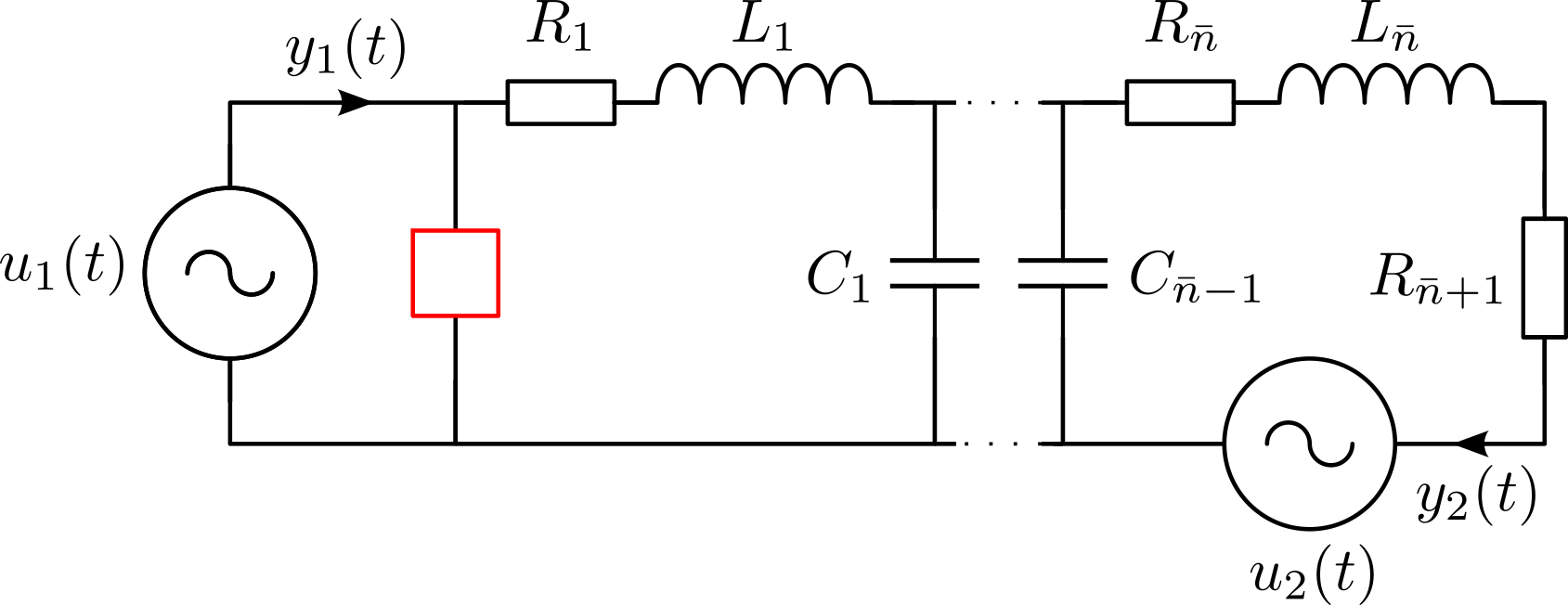 Mass-spring-damper chain system